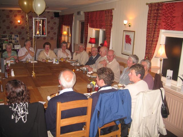 Photographs taken during the Autumn Supper in the White Lion in October 2008